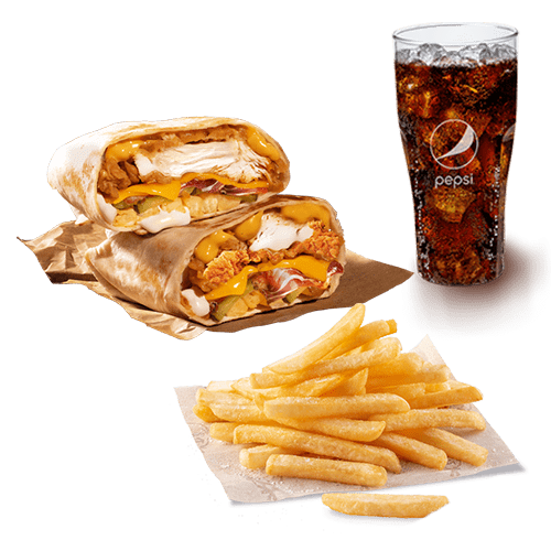 Kentucky Gold Wrapper Menu order online in KFC